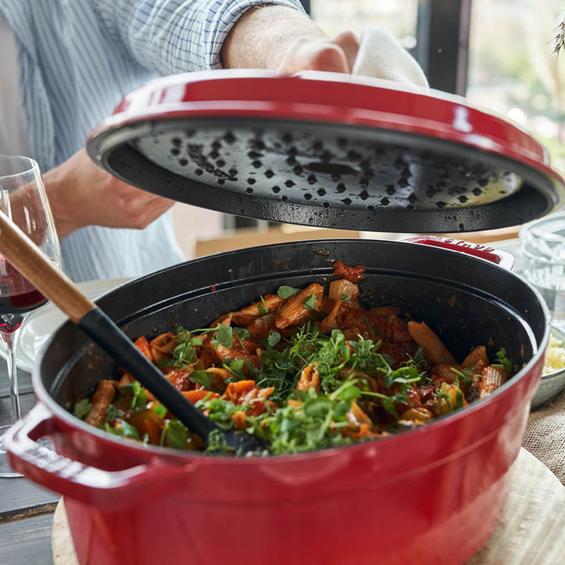 Staub Cast Iron Oval Cocotte & Reviews | Wayfair Staub Cast Iron Oval Cocotte & Reviews | Wayfair
